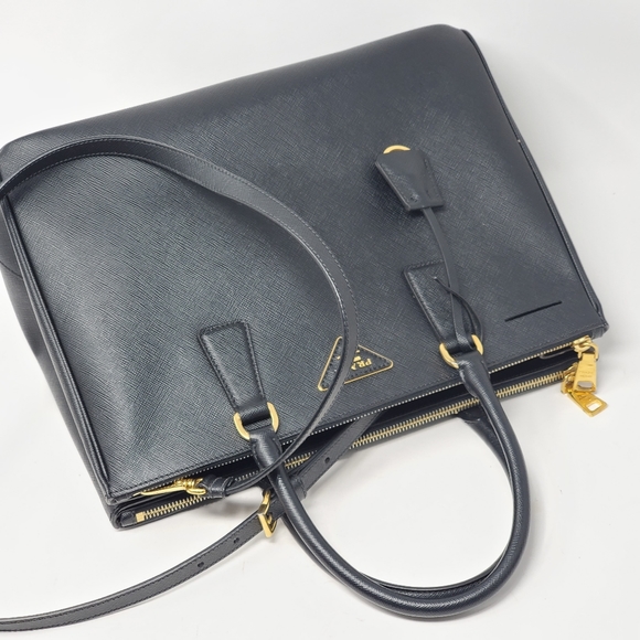 Auth Prada Saffiano Large Galleria Satchel Bag - Picture 6 of 15